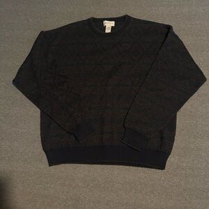 Alfani Men's Dark Patterned Crewneck Sweater